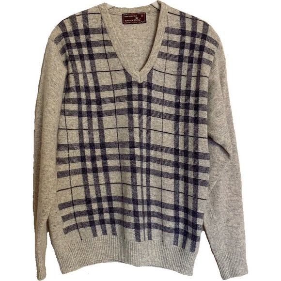 Bonanza Jewel Other - Vintage SUPER LAMBS WOOL Preppy Academia Sweater by Bonanza Jewel Size 42 / M